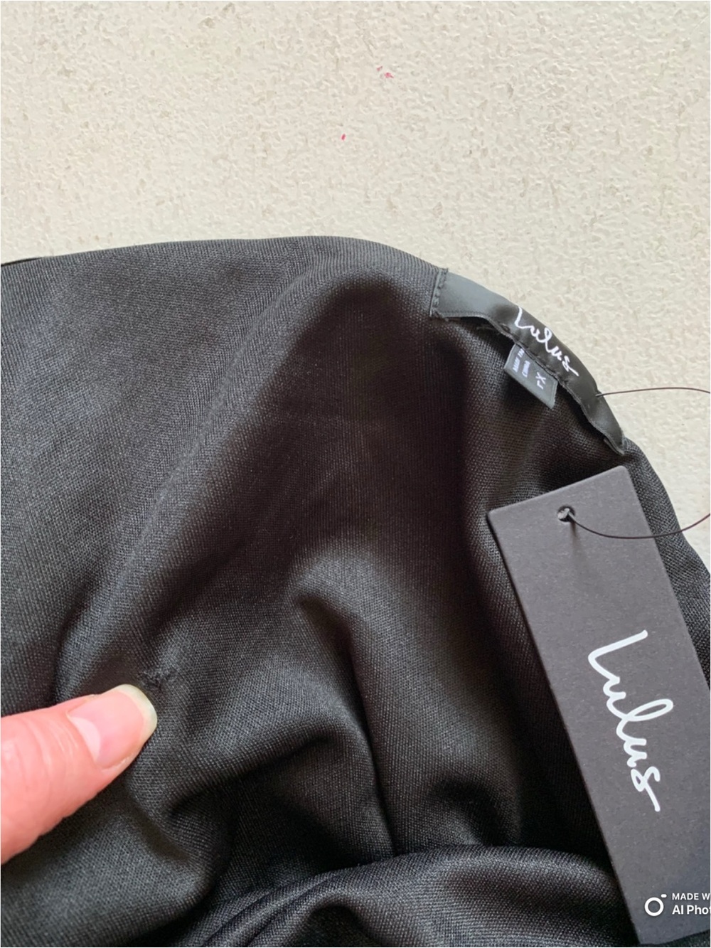 Lulus XL Rawya Black Strapless Maxi Dress and Scarf Set NWT Formal Party Dress - Picture 12 of 17